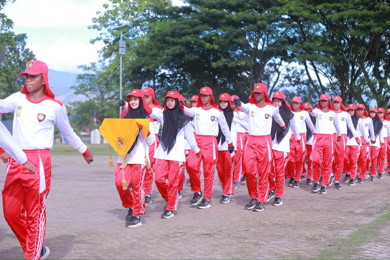 Jelang HUT Ke-81 RI, 72 Paskibraka Aceh Besar Jalani Pembinaan Intensif