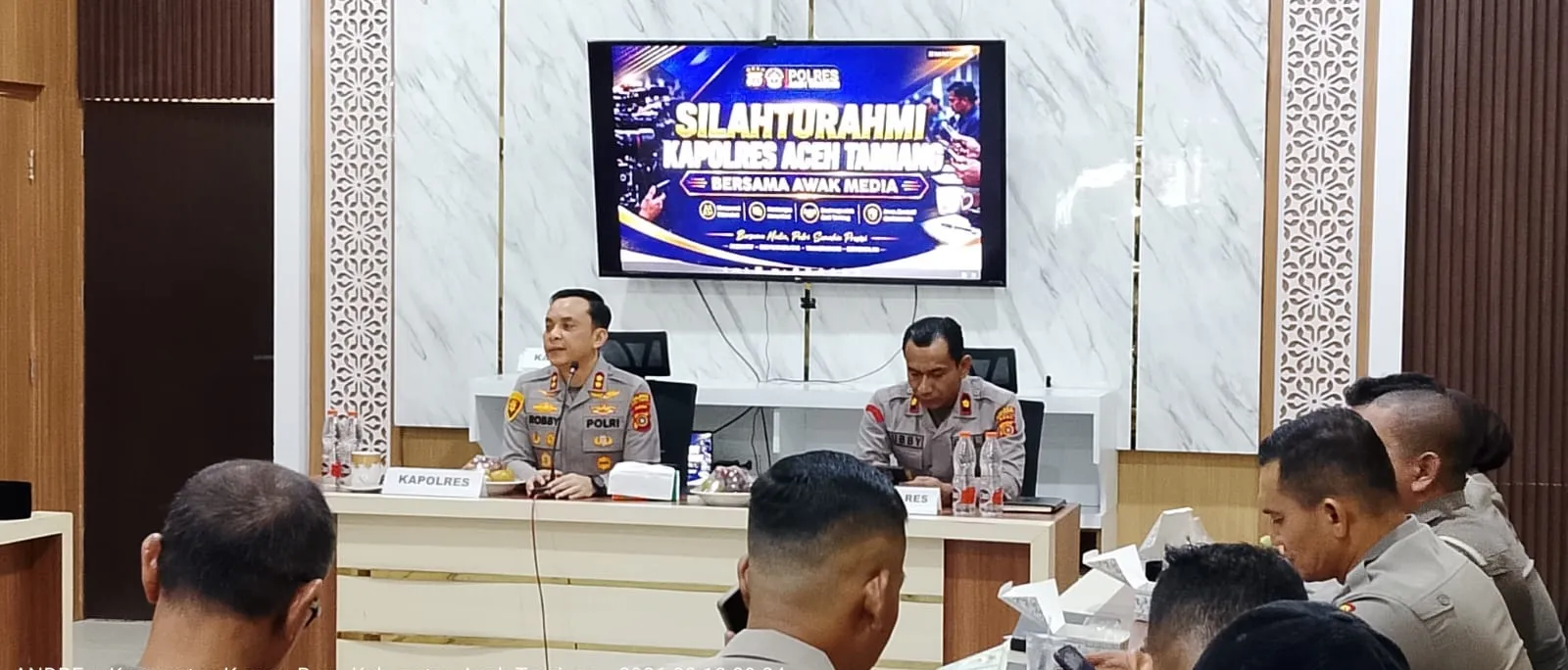 Perkuat Sinergitas: Kapolres Aceh Tamiang Jalin Silahturahmi Bersama Insan Pers
