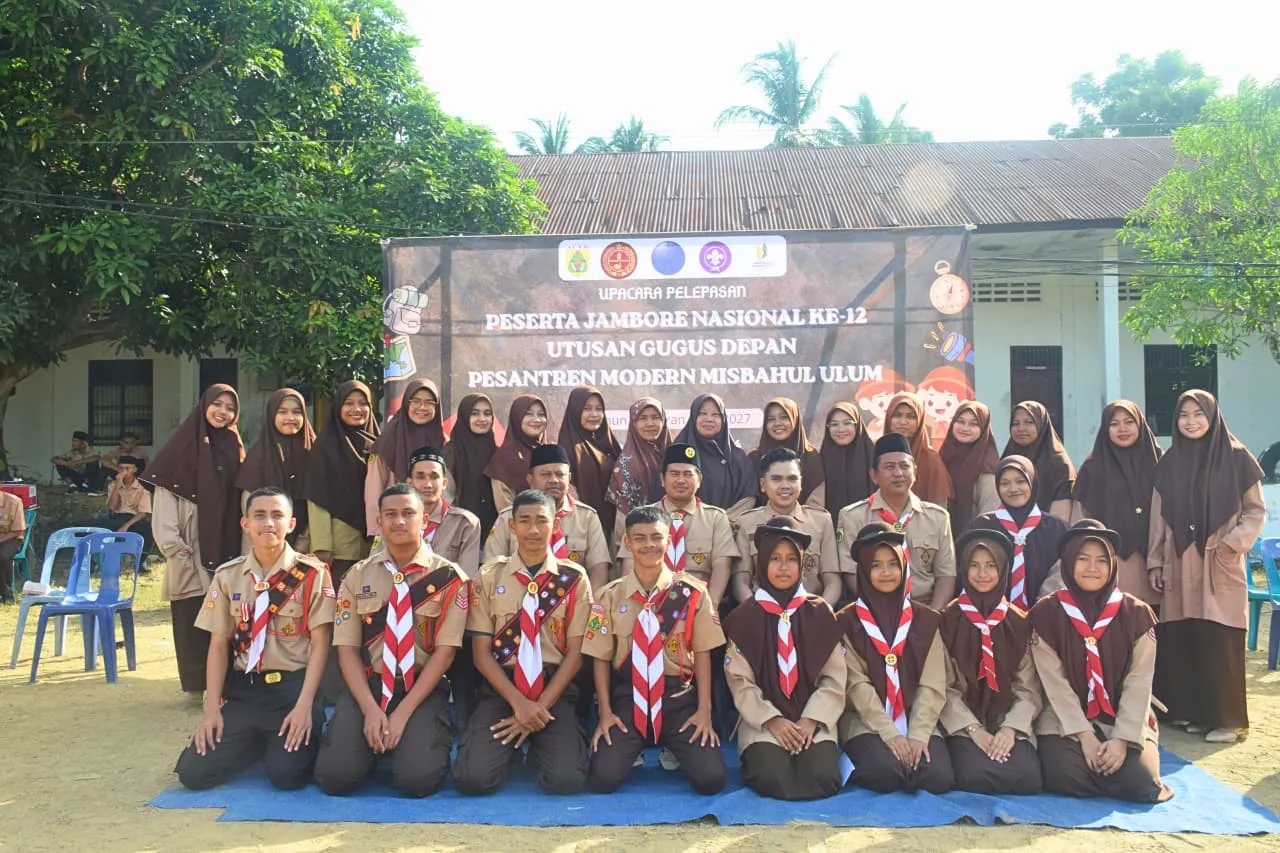 Delapan Santri Misbahul Ulum Ikuti Jambore Nasional XII Tahun 2026 di Jakarta