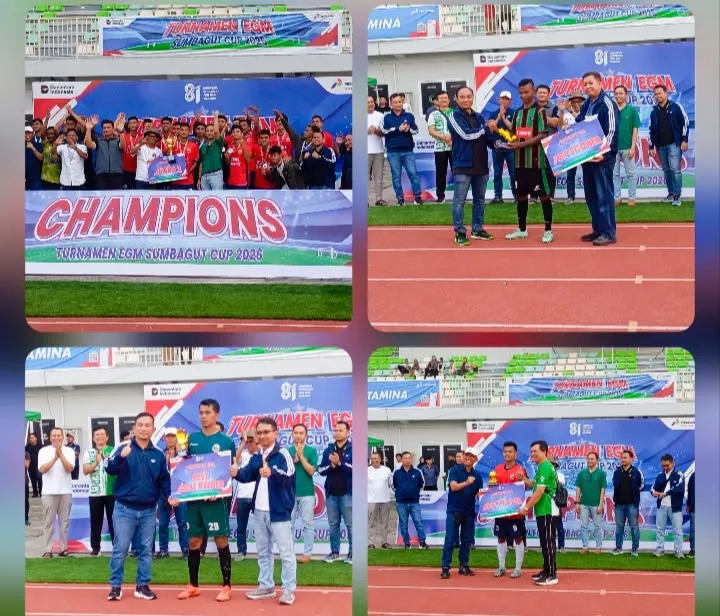 Kolaborasi BUMN di Turnamen EGM Sumbagut Cup 2026, Tim BRI Sabet Juara 1