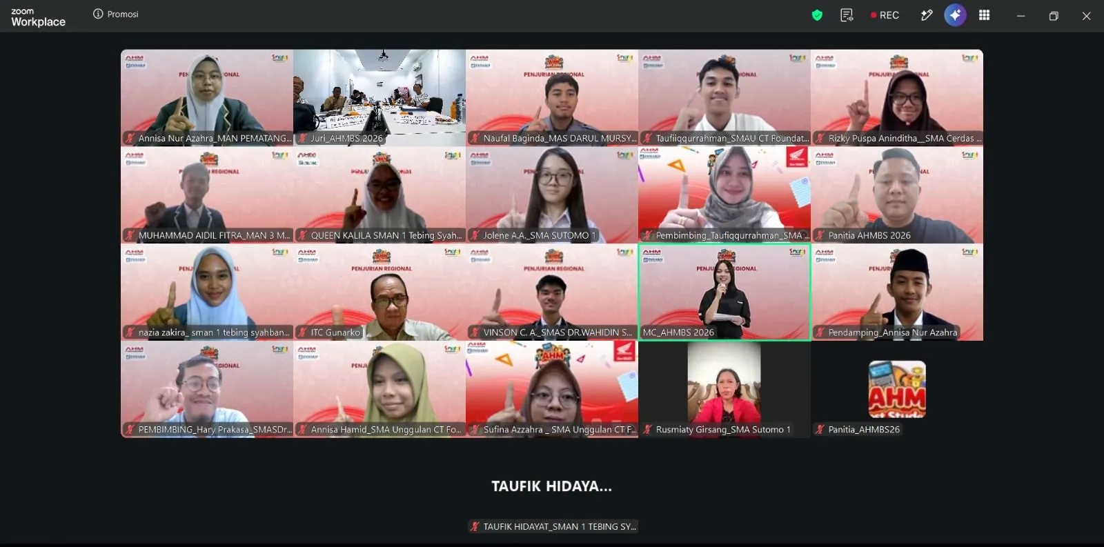 AHM Best Student 2026 Sumut Lahirkan Inovator Muda Inspiratif