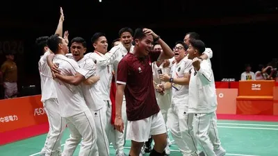 Sukses Bulutangkis Beregu Putra Lepas Dahaga Emas 28 Tahun