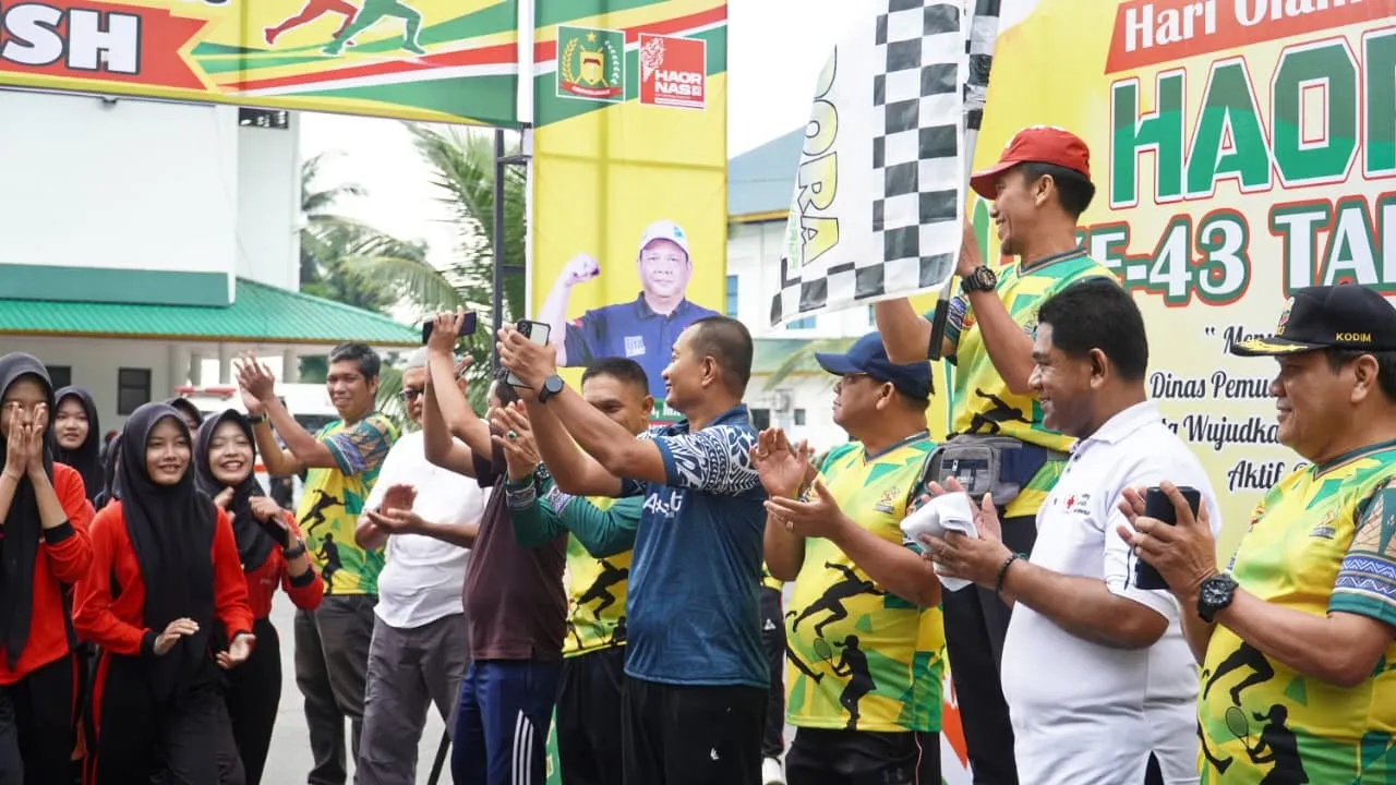 Peringati Haornas, Plt. Bupati Langkat Ajak Masyarakat Budayakan Olahraga