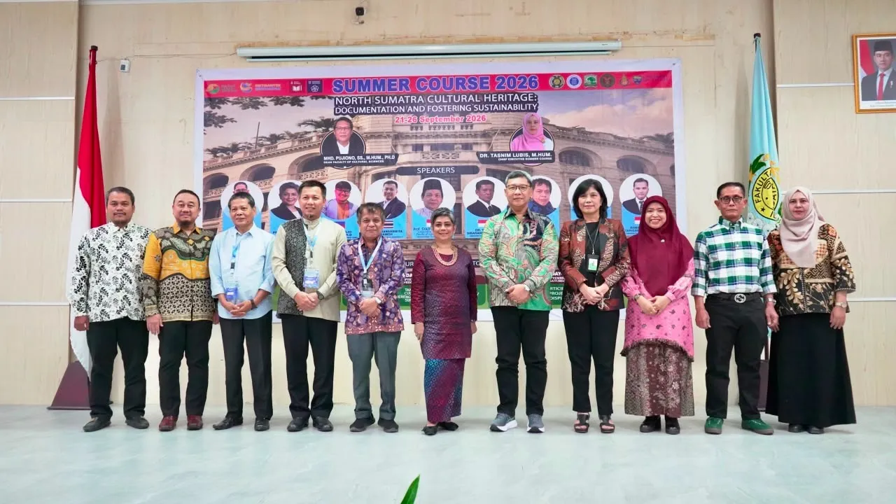 FIB USU Beri Beasiswa Tiga Mahasiswa ASEAN, Ikuti Summer Course 2026