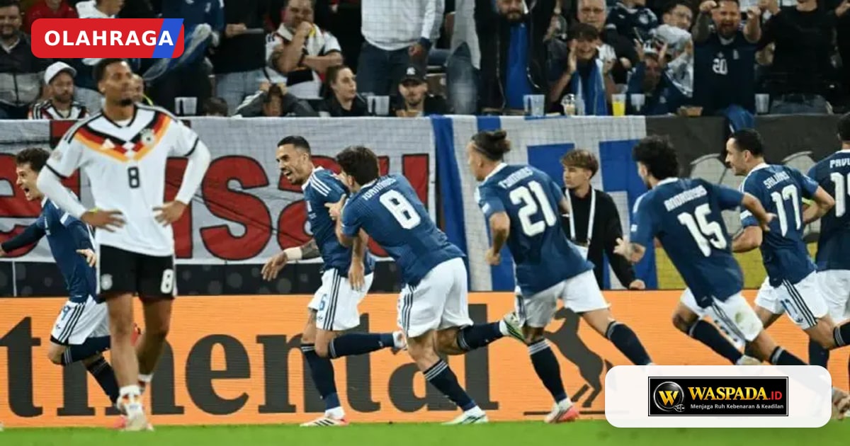 Sign Waspada Suka Cita Timnas Yunani Kalahkan Jerman | Waspada
