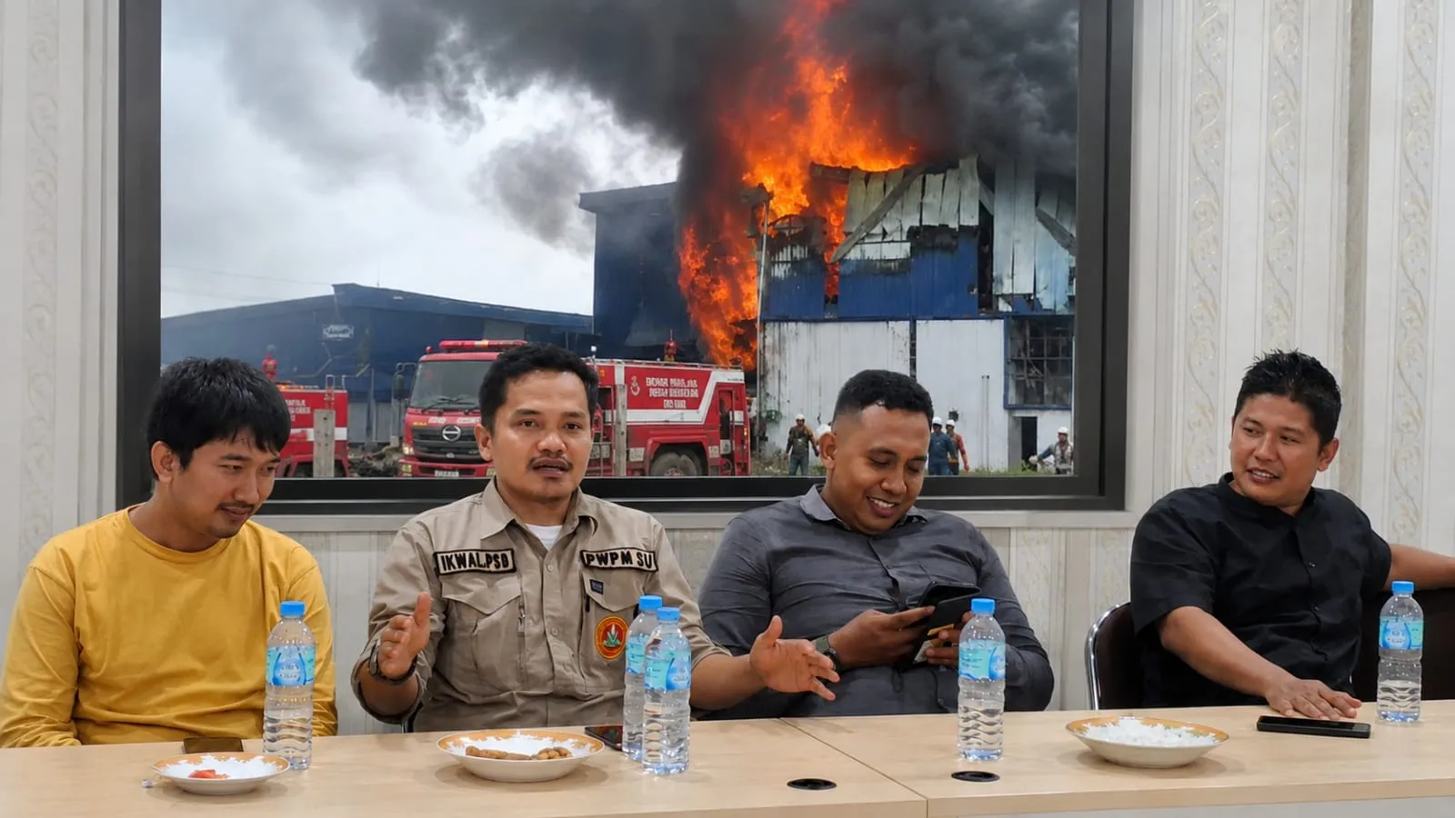 PEMUDA MUHAMMADIYAH SUMATERA UTARA DESAK INVESTIGASI MENYELURUH ATAS KEBAKARAN PT Evyap