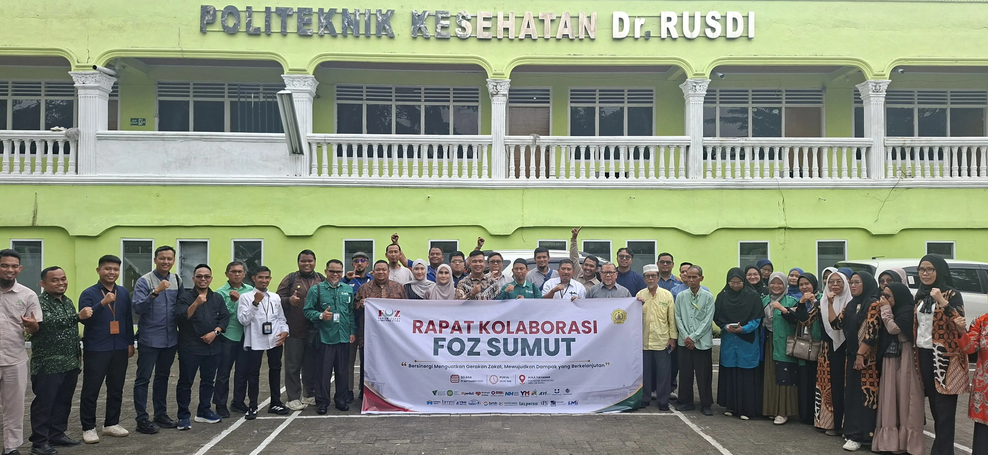 FOZ Sumut Ajak Lembaga Zakat Kolaborasi untuk Beasiswa 70 Anak dan Rumah Singgah Pasien