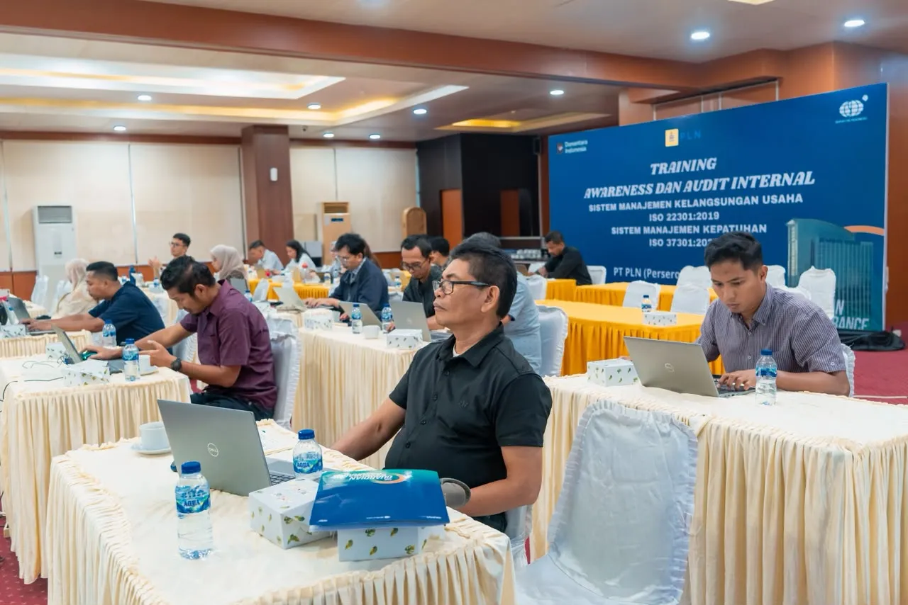 PLN UIP SBU Perkuat Tata Kelola dan Mitigasi Risiko melalui Pelatihan ISO 37301 dan ISO 22301