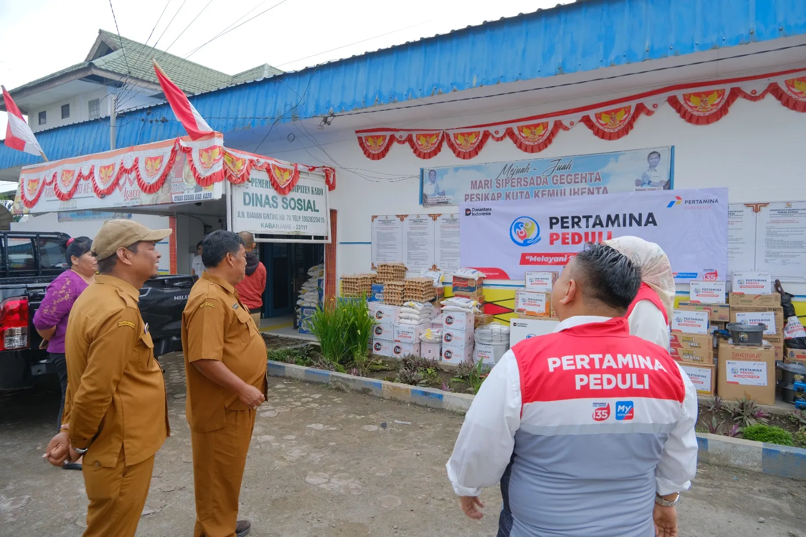 Pertamina Patra Niaga Regional Sumbagut Terus Dorong Upaya Pemulihan Pasca Erupsi Gunung Sinabung
