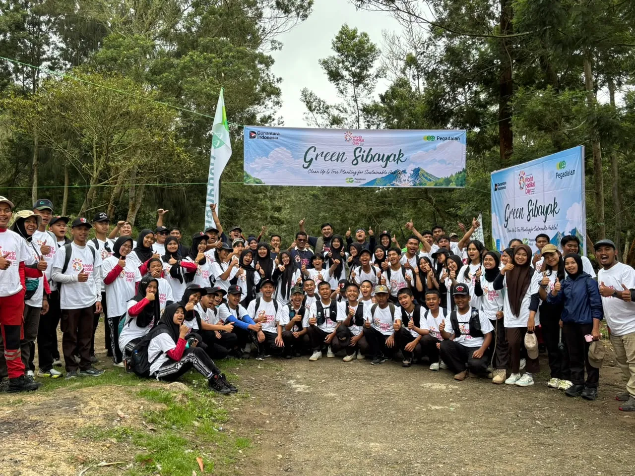 Pegadaian Gelar Green Sibayak, Ajak 100 Pelajar Peduli Kelestarian Lingkungan