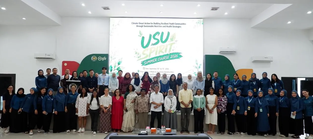 USU Gelar Summer Course Internasional, Libatkan Peserta dari 8 Negara Bahas Gizi dan Perubahan Iklim