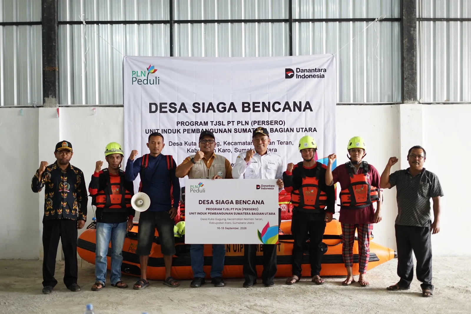 PLN UIP SBU Gelar Pelatihan Desa Siaga Bencana di Karo