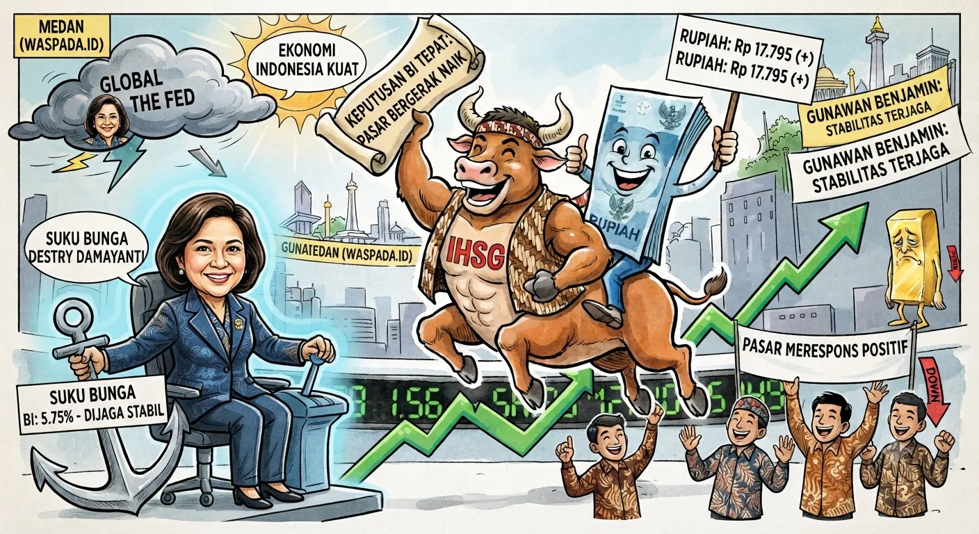 BI Tahan Suku Bunga, IHSG dan Rupiah Justru Merespons Positif