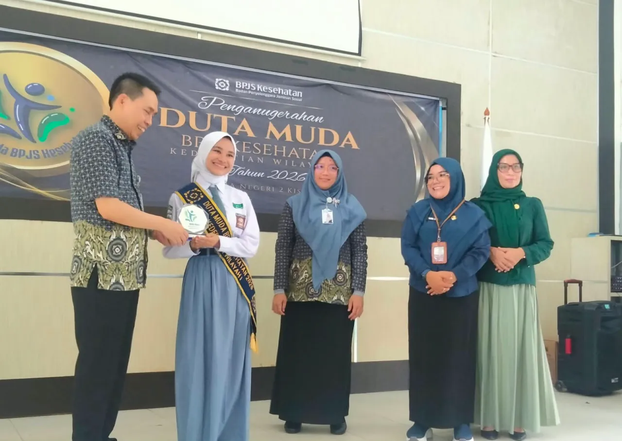 Siswi SMAN 2 Raih Duta Muda BPJS Kesehatan Kedeputian Wilayah I Sumut Aceh