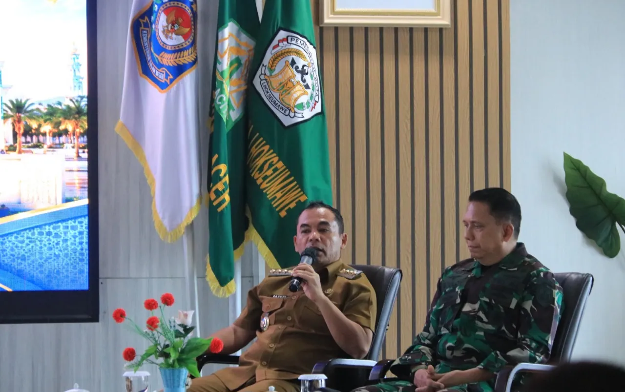 Pemko Lhokseumawe dan Satgas PRR Tinjau Revitalisasi serta Pembangunan Infrastruktur Pascabencana