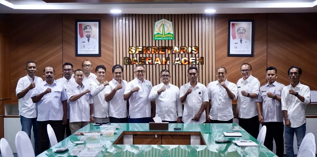 Plt Sekda Aceh Terima Audiensi Forum Pimred Multimedia Indonesia-Aceh