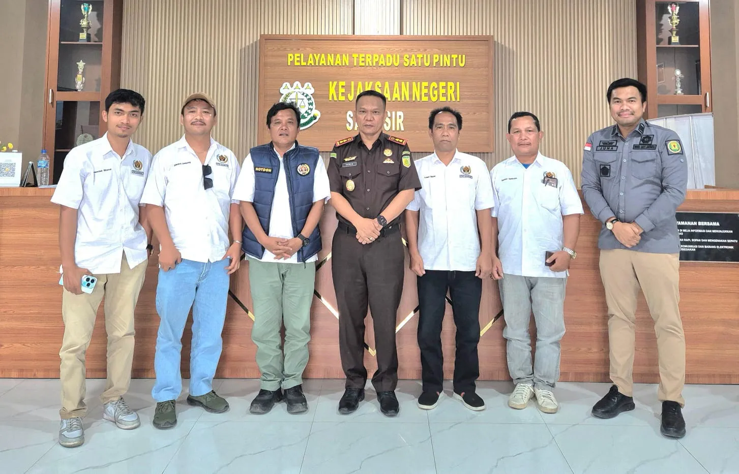 PWI Samosir Audiensi Dengan Kajari, Bahas Sinergi Program Organisasi