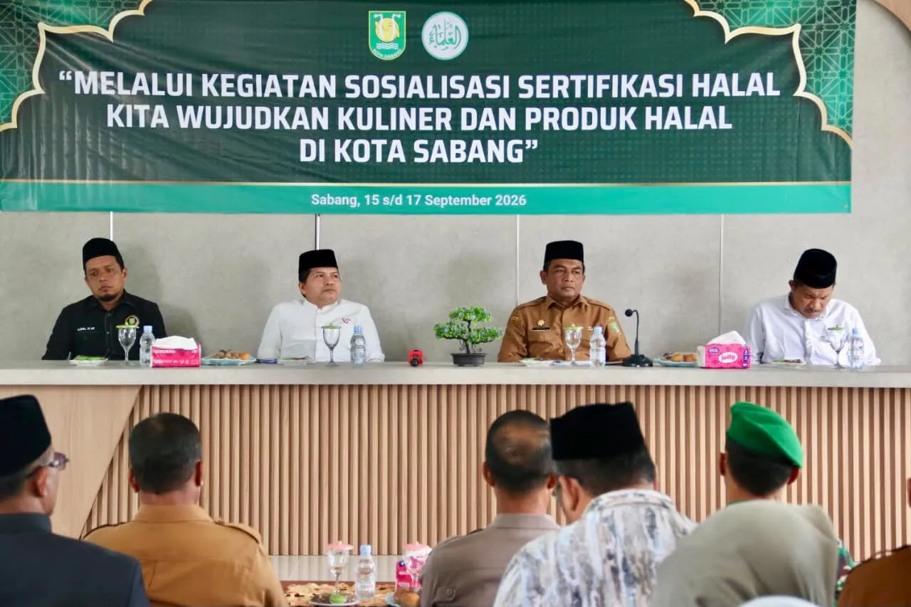 Sertifikat Halal Bukan Sekadar Label, Jadi Nilai Tambah Produk Lokal Sabang.
