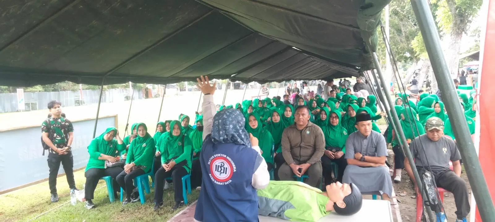 Sambut HUT ke-81 TNI, Kodim 0110/Abdya Gelar Layanan Kesehatan Gratis