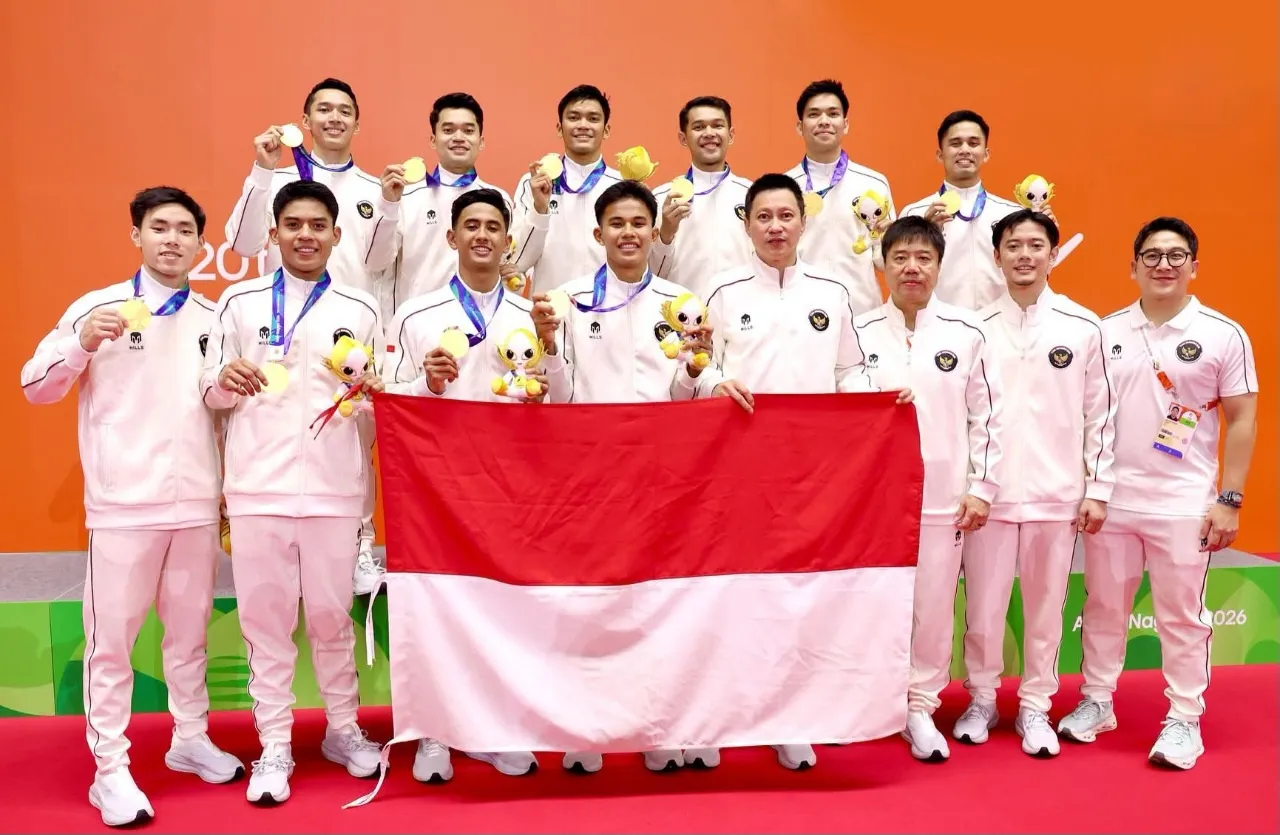 Sukses Indonesia Meraih Medali Emas Bulutangkis Beregu Putra Asian Games Setelah 28 Tahun