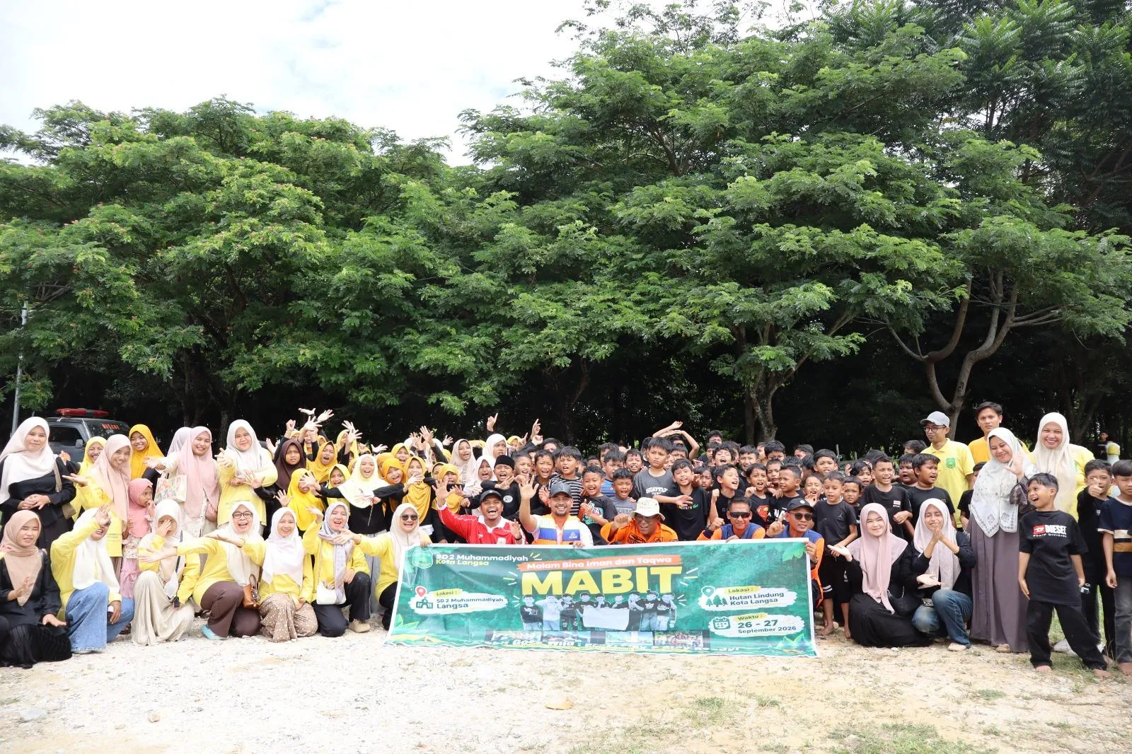 MABIT Goes Wild, SD 2 Muhammadiyah Langsa Bekali Siswa Iman dan Kesiapsiagaan Bencana