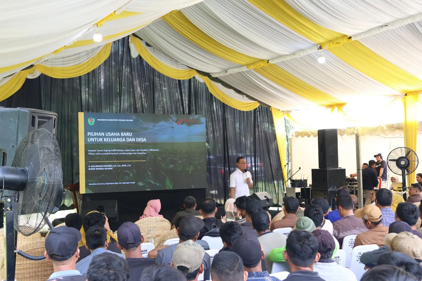 Hentikan PETI, Bupati Tapsel Ajak Masyarakat Bangun Ekonomi Lewat Tiga Program Daerah