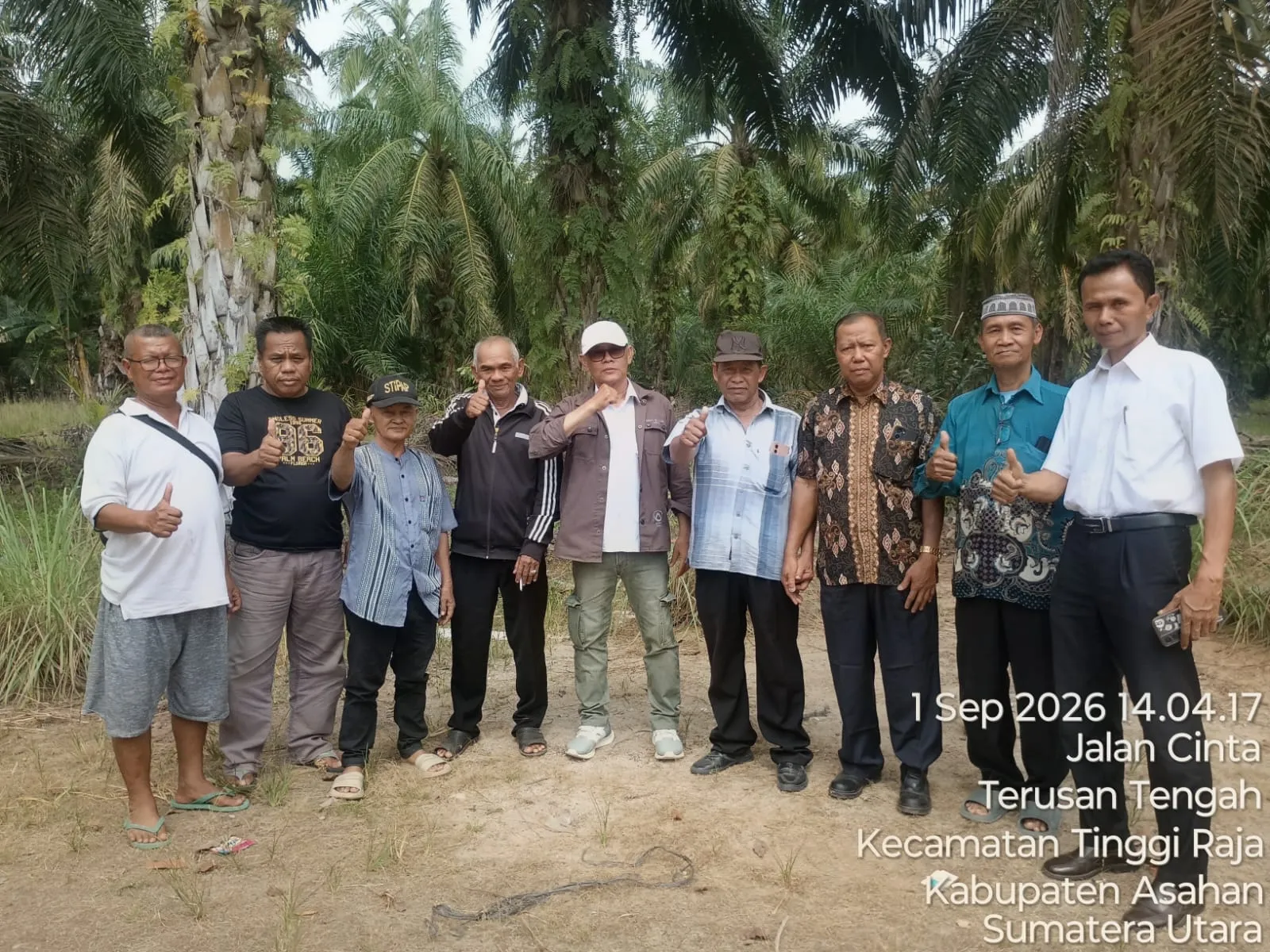 Satgas Nasional HMTN-MP Berharap Agar PT PPS Kembalikan Lahan 415 Ha Kepada Kelompok Tani Sejahtera Maju Jaya di Tinggi Raja