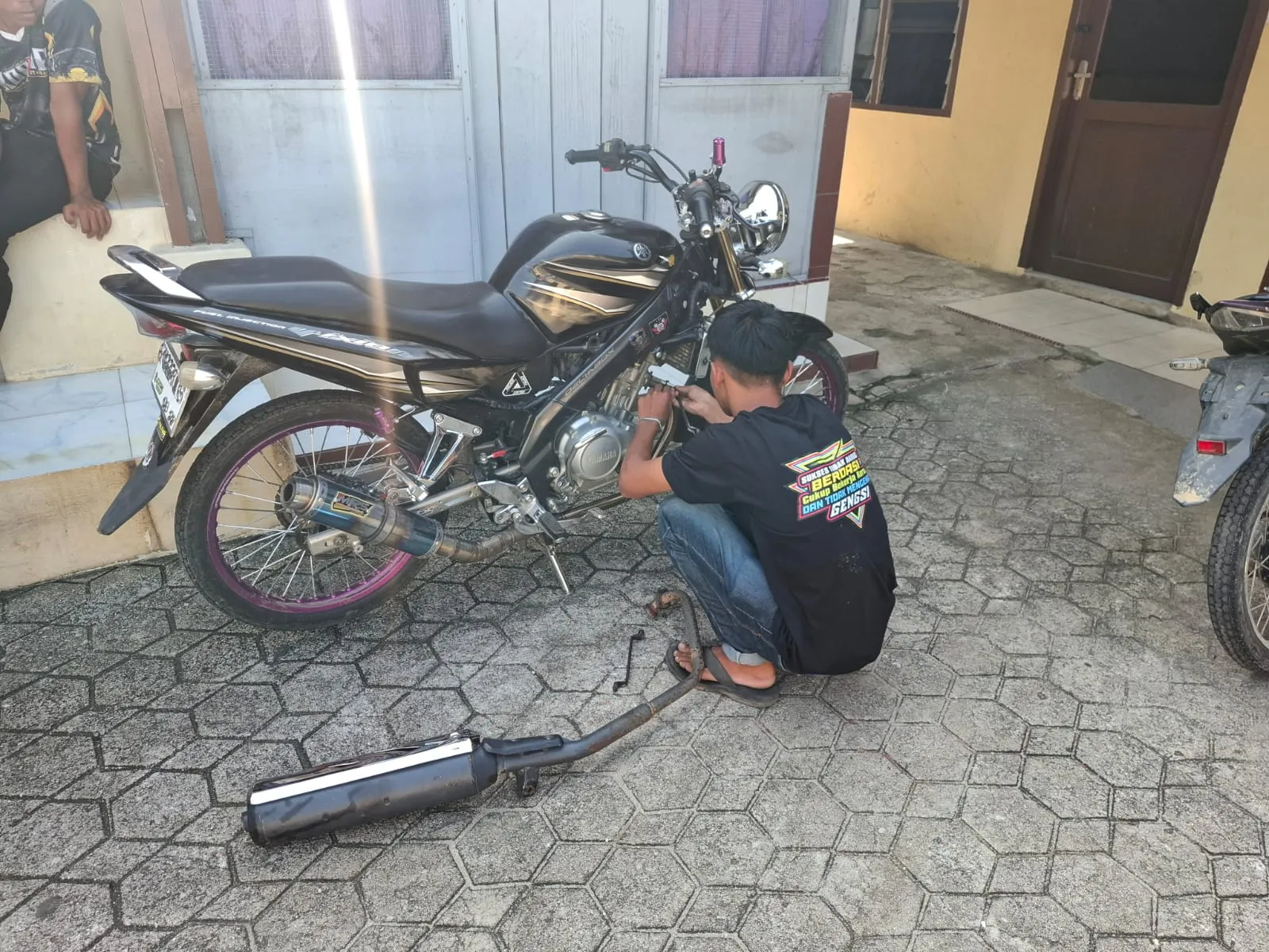 Polsek Bandar Pasir Mandoge Bina Pengendara Knalpot Brong