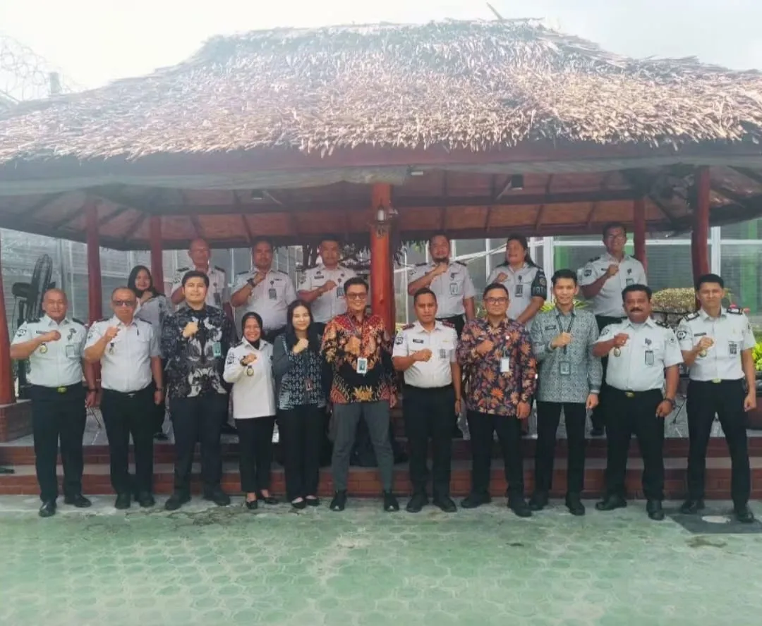 Tim Itjen Kementerian Imigrasi dan Pemasyarakatan Kunjungi Lapas Binjai, Perkuat Kepatuhan LHKAN