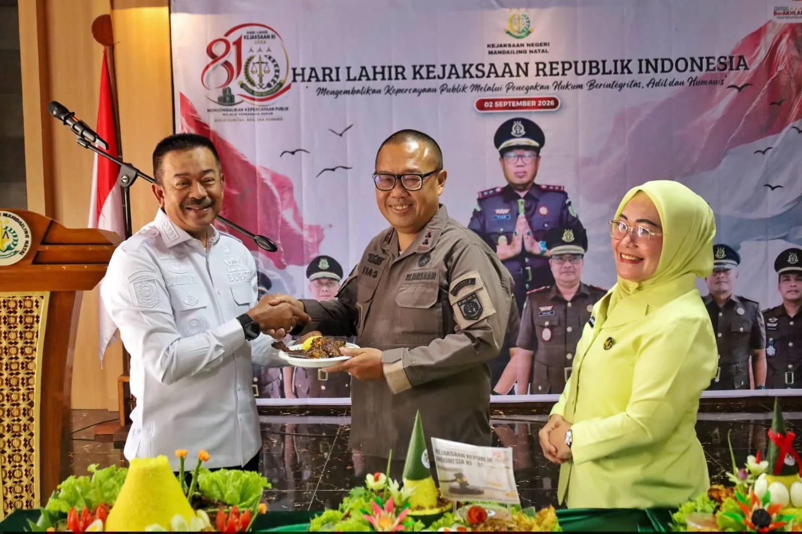 Di HUT Ke - 81 Kejaksaan, Bupati Madina: Kolaborasi Lintas Sektoral Krusial dalam Memajukan Daerah