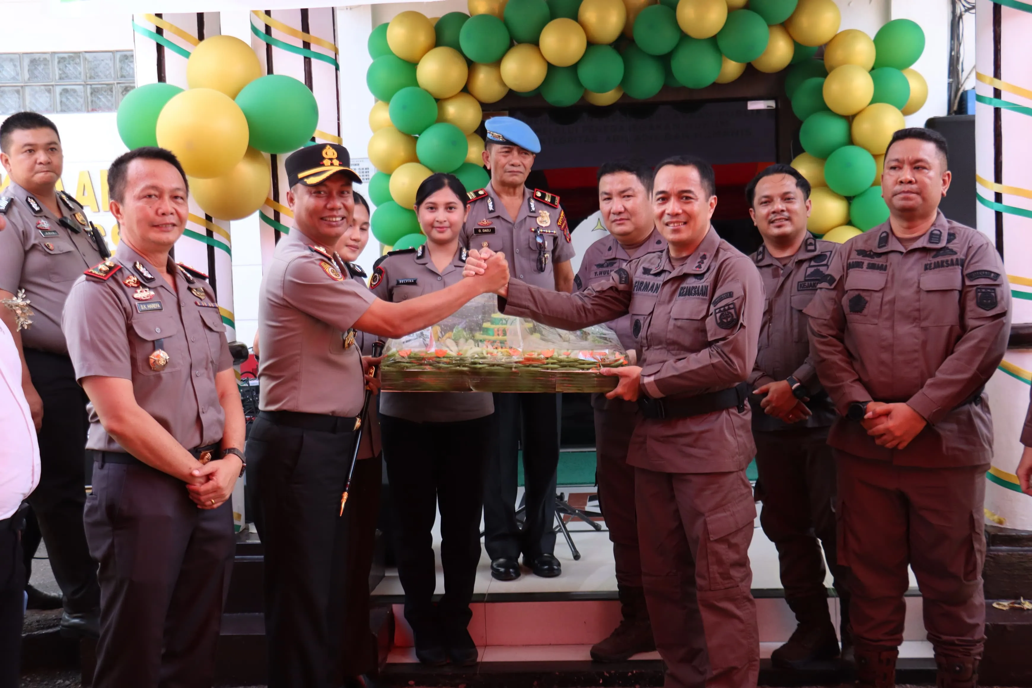 Perkuat Sinergitas, Polres Nias Beri Surprise Kejari Gunungsitoli