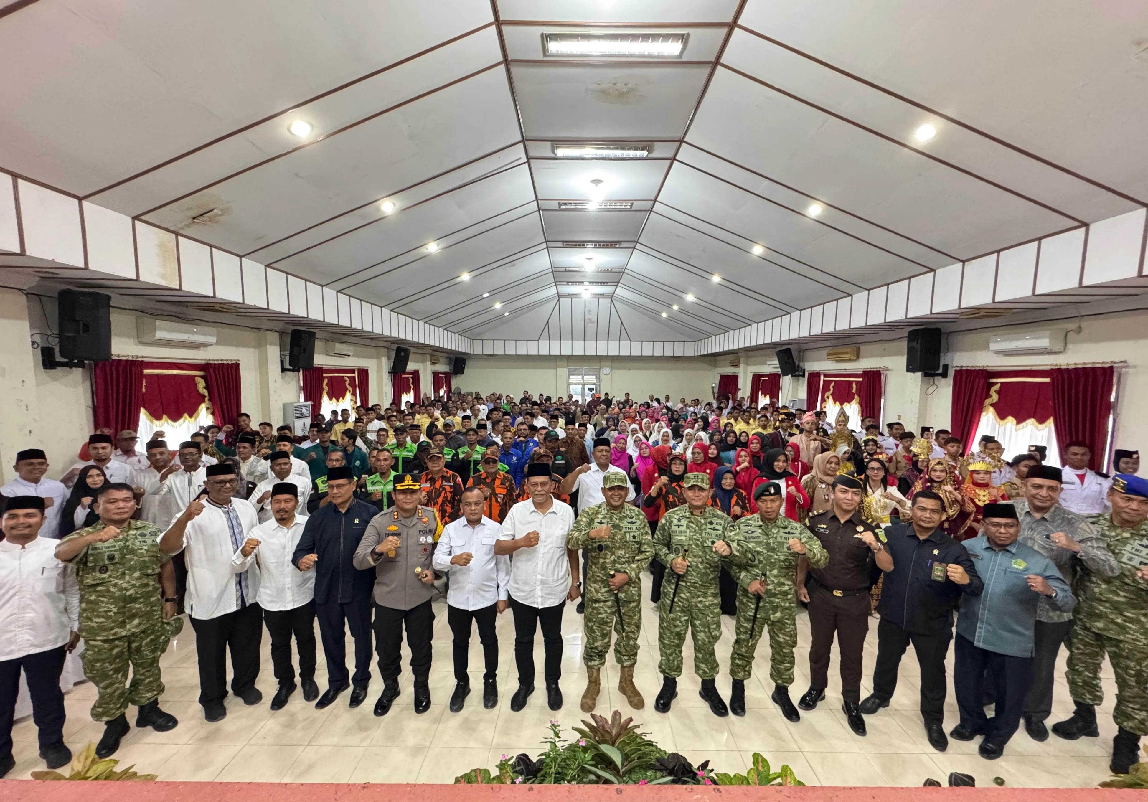 Bireuen Bersatu, Forkopimda dan Warga Kota Juang Gelar Apel Kebangsaan Damai