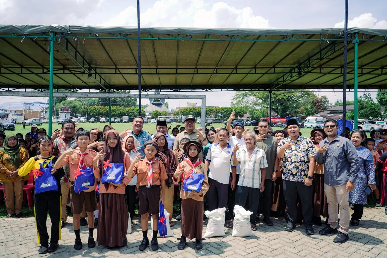 Pemkab Deliserdang dan Bulog Salurkan Beras CPP, Bupati: Bantuan Beras Disalurkan Utuh Sesuai Data