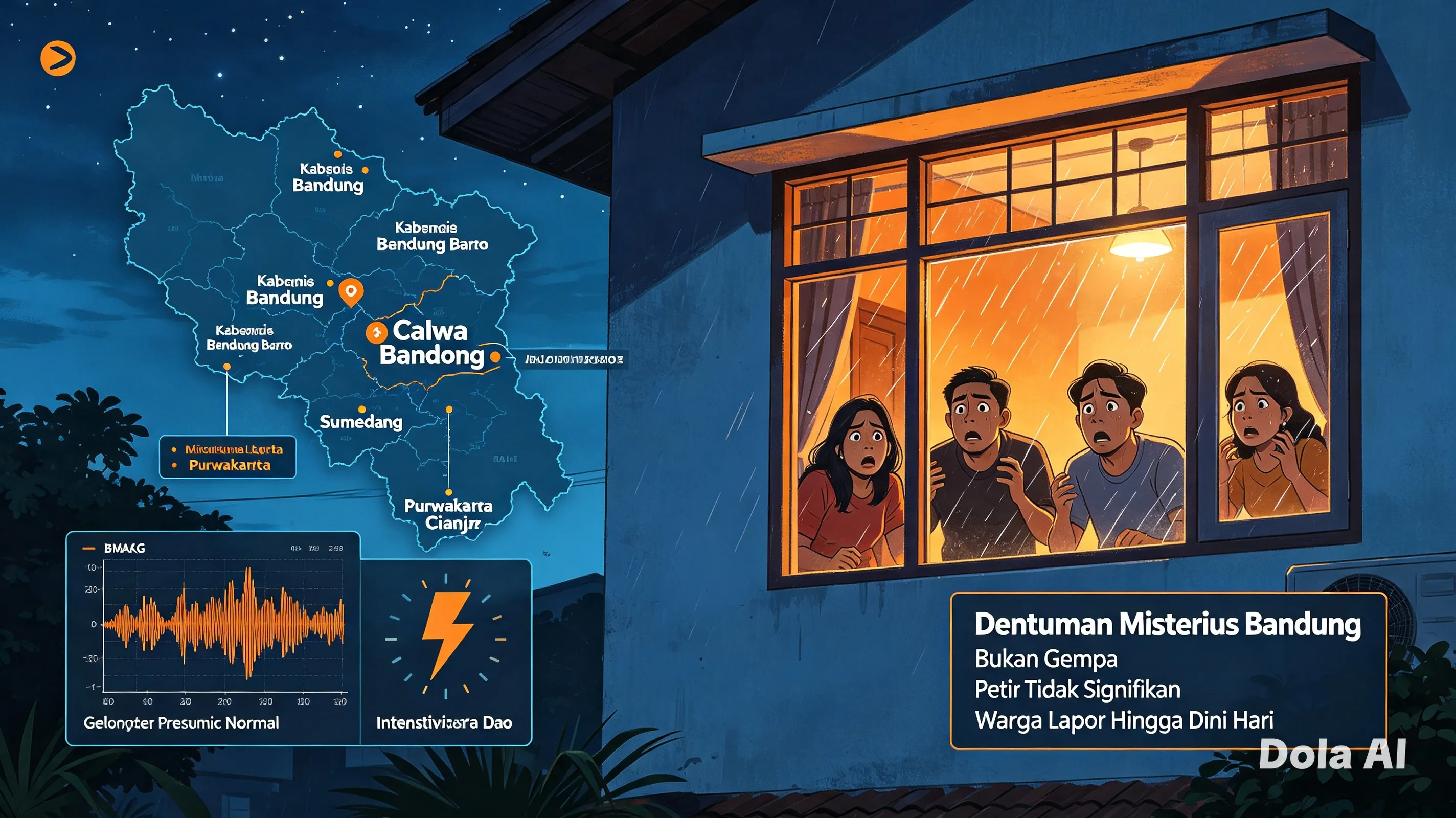 Geger Suara Dentuman di Bandung, Ini Kata BMKG