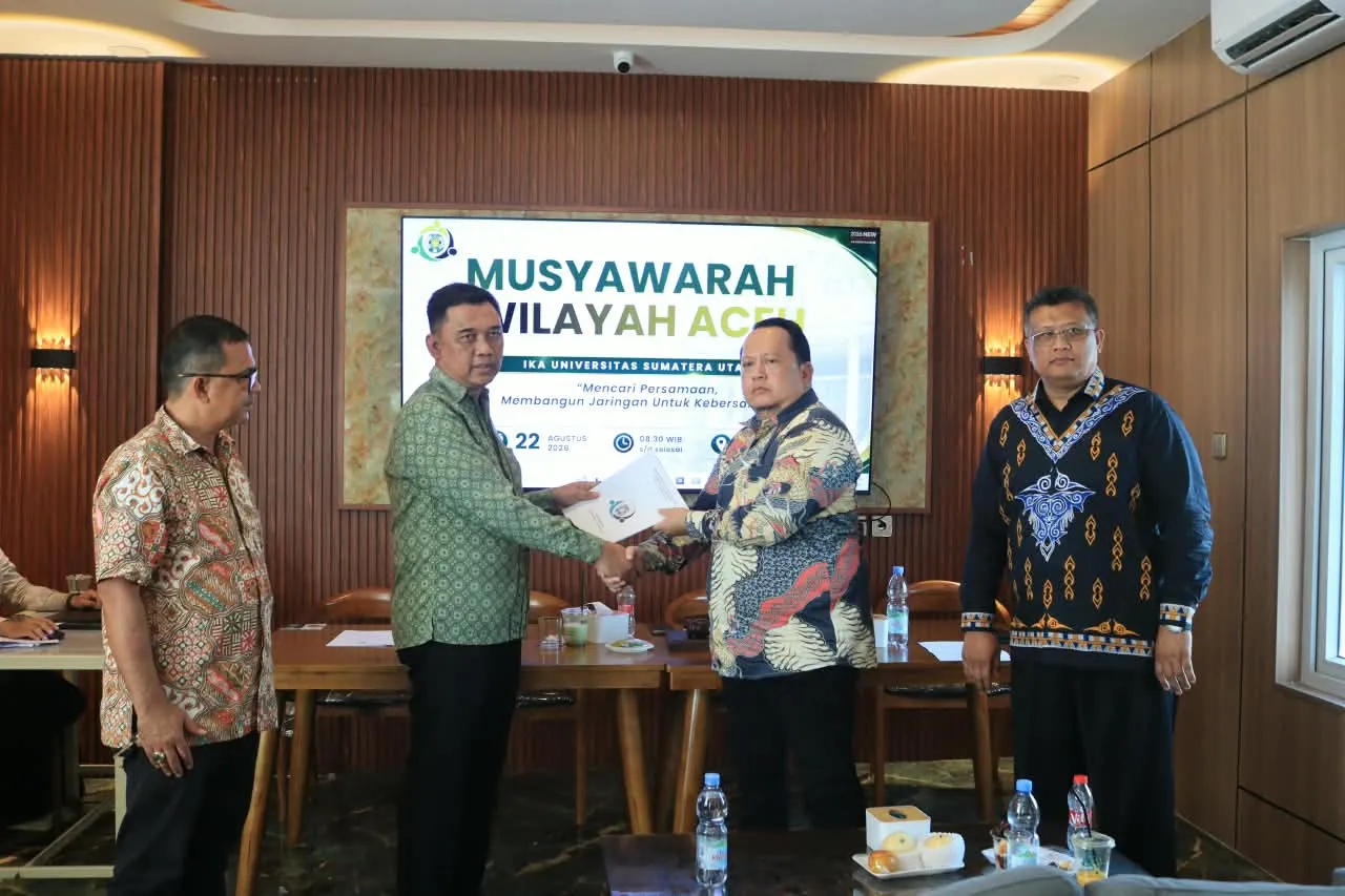 Toto Dewanto Terpilih Aklamasi Pimpin IKA USU Aceh Periode 2026–2030