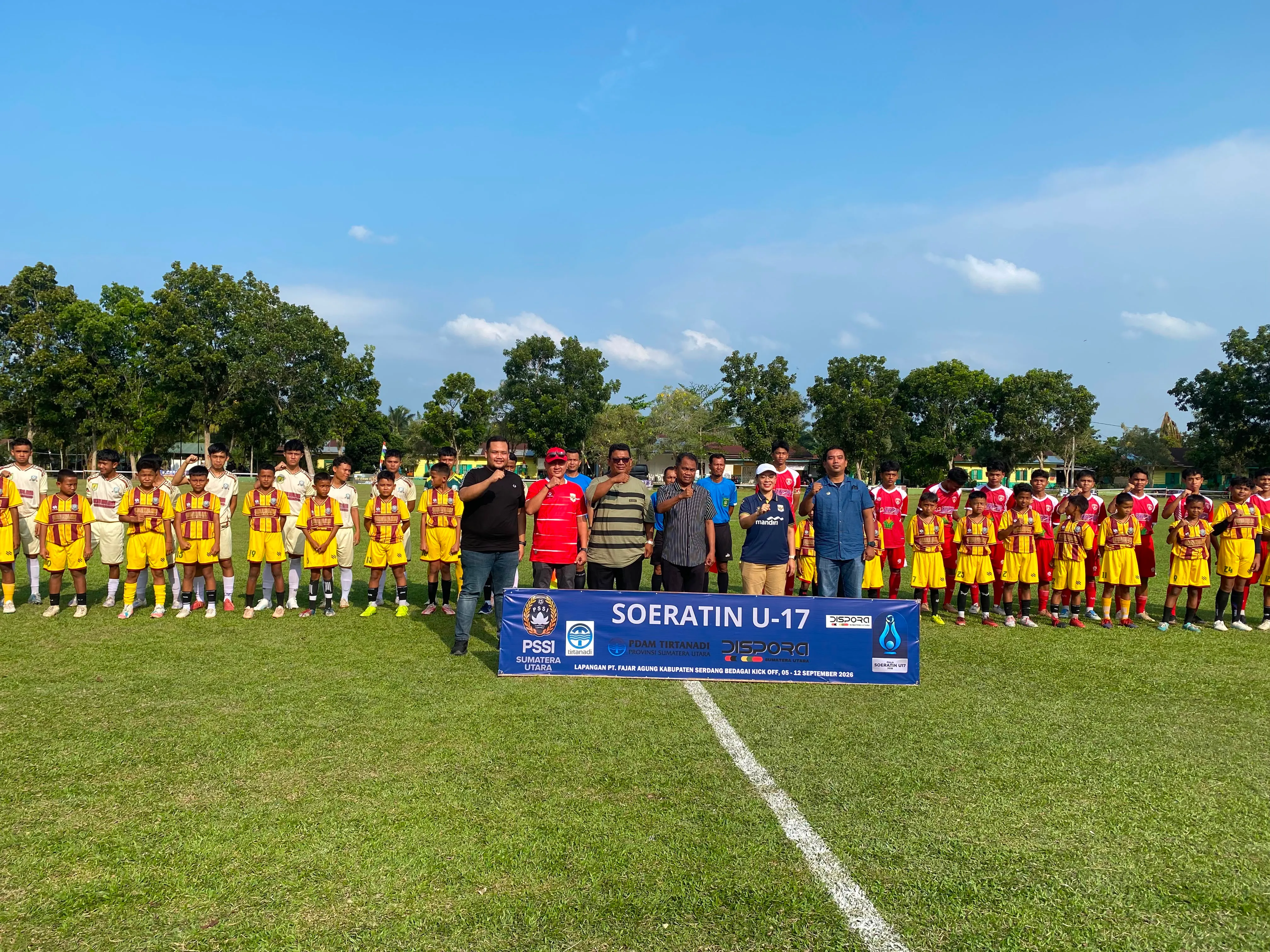 Piala Soeratin U-17 Sumut Resmi Dibuka Bupati Sergai