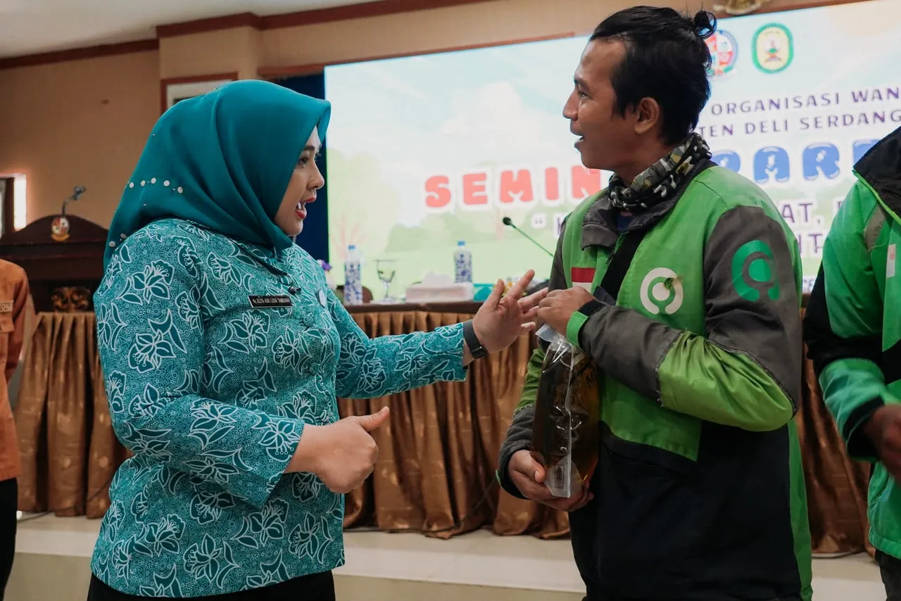TP PKK Deliserdang Sambutannya Baik GOW Gelar Seminar Parenting Bersama Pengemudi Ojol