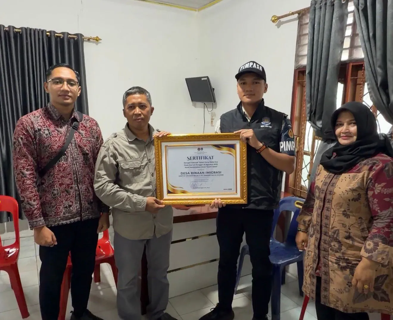 Imigrasi Sumut Perkuat Pengawasan Keimigrasian Melalui Desa Binaan di Labuhanbatu Selatan