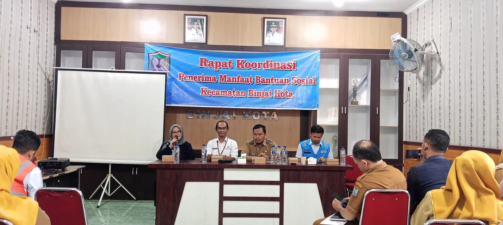 Rakor Evaluasi Penerima Bansos, Kecamatan Binjai Kota Dorong Pemutakhiran Data