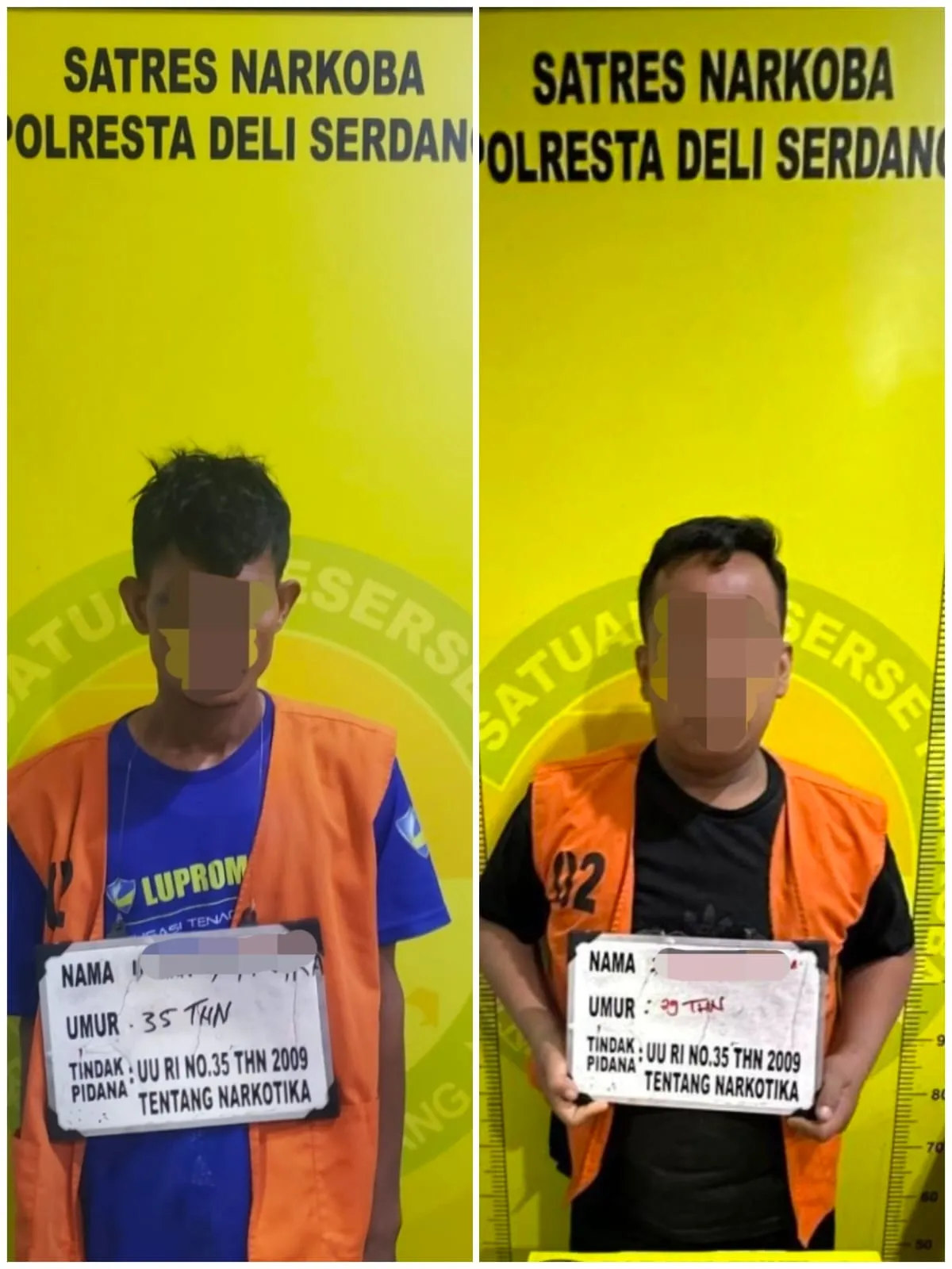 Jual Sabu, Dua Warga Tanjung Morawa Ditangkap Satres Narkoba Polresta Deliserdang