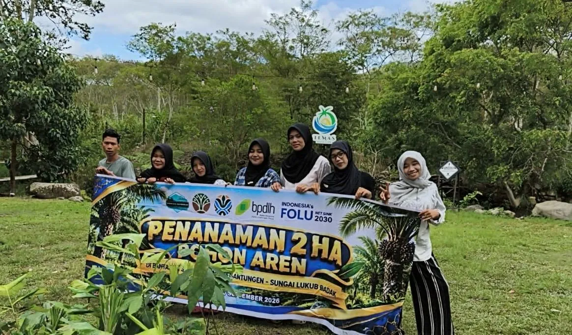 Dari Bantaran Sungai untuk Masa Depan, Korhudas Tanam Aren 2 Hektare