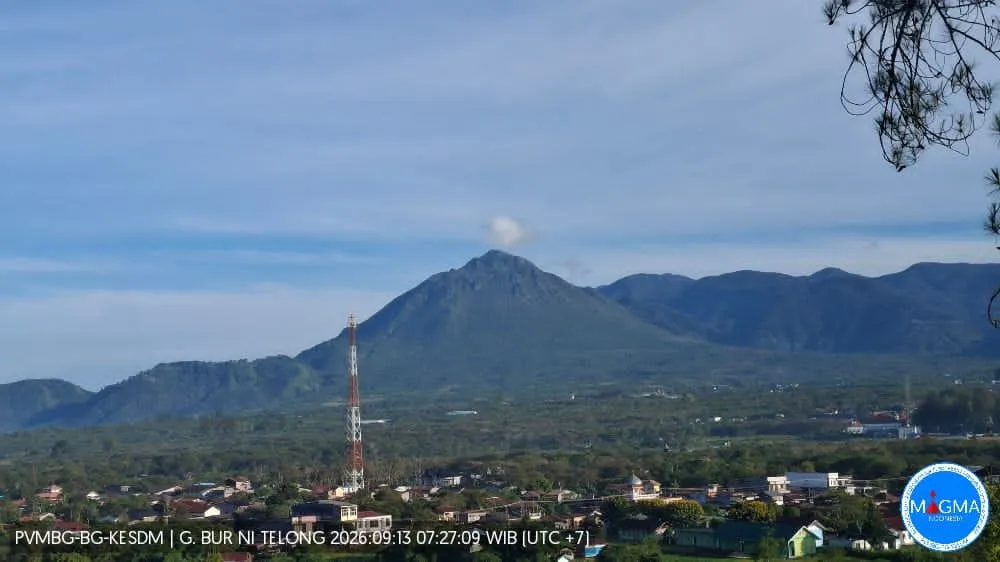 Aktivitas Gunung Bur Ni Telong Tetap Level II, PVMBG Imbau Warga Patuhi Batas Aman