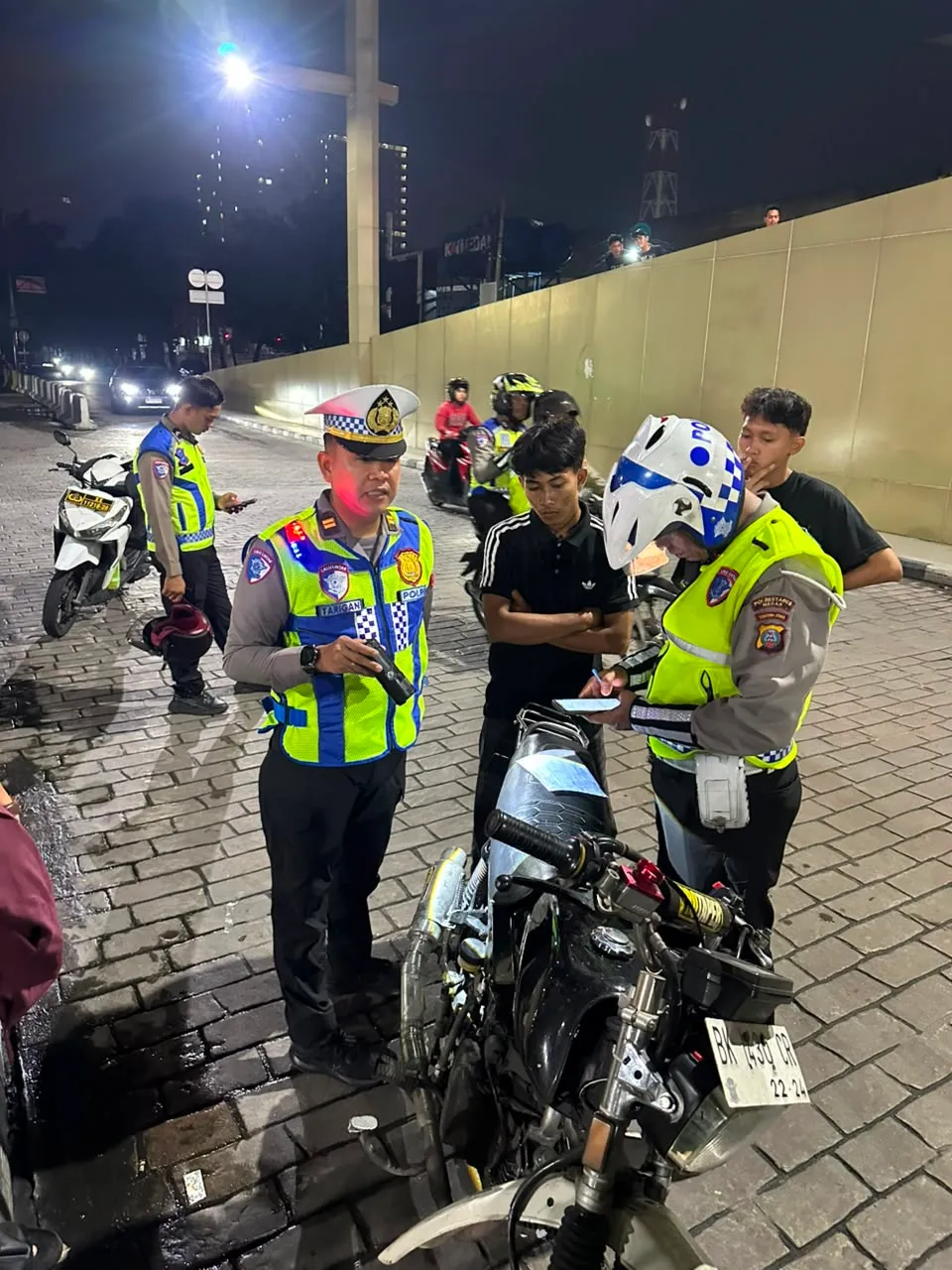 29 Sepeda Motor Gunakan Knalpot Brong Ditindak Sat Lantas Polrestabes Medan