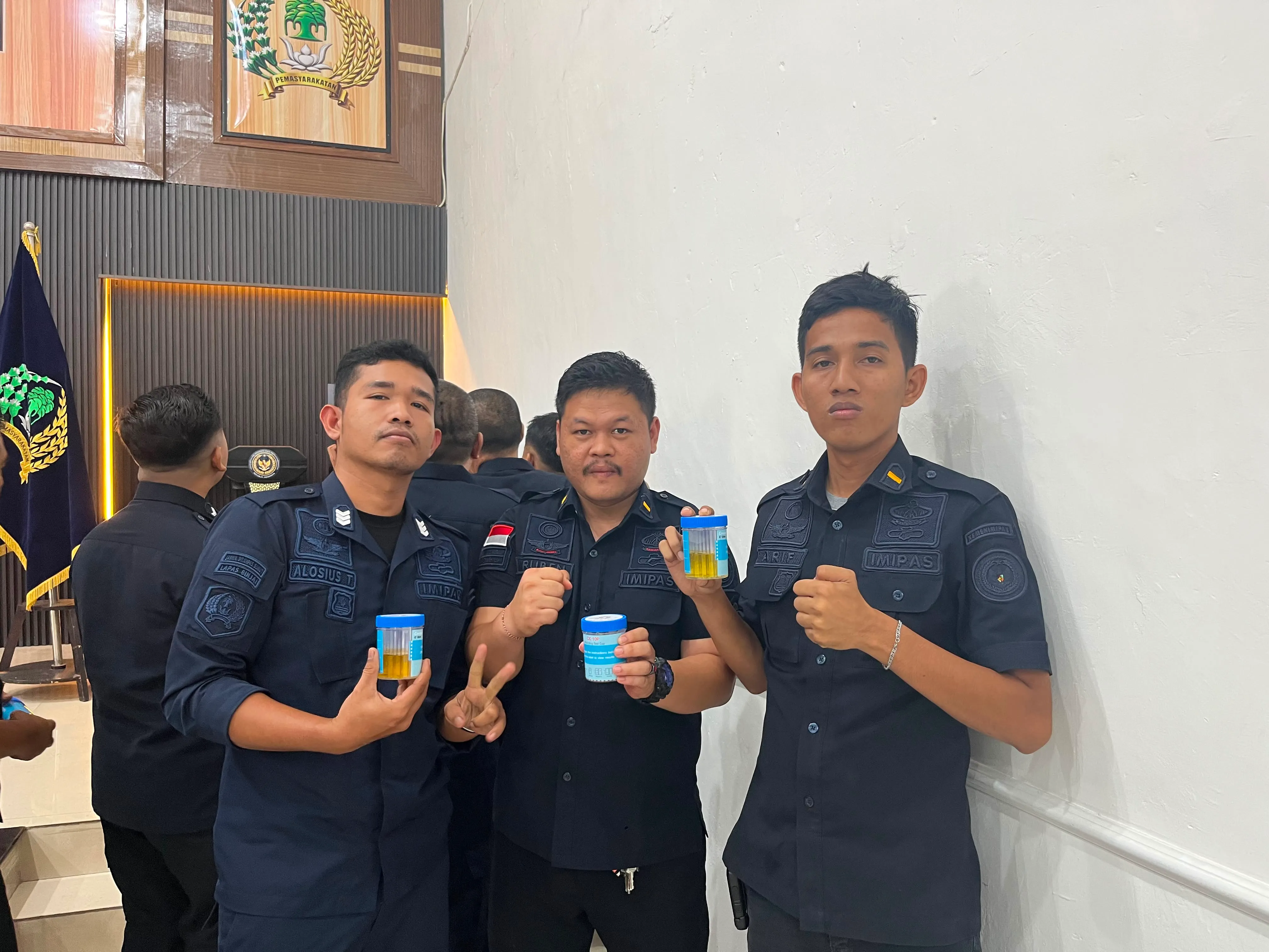 Lapas Kelas IIA Binjai Tes Urine