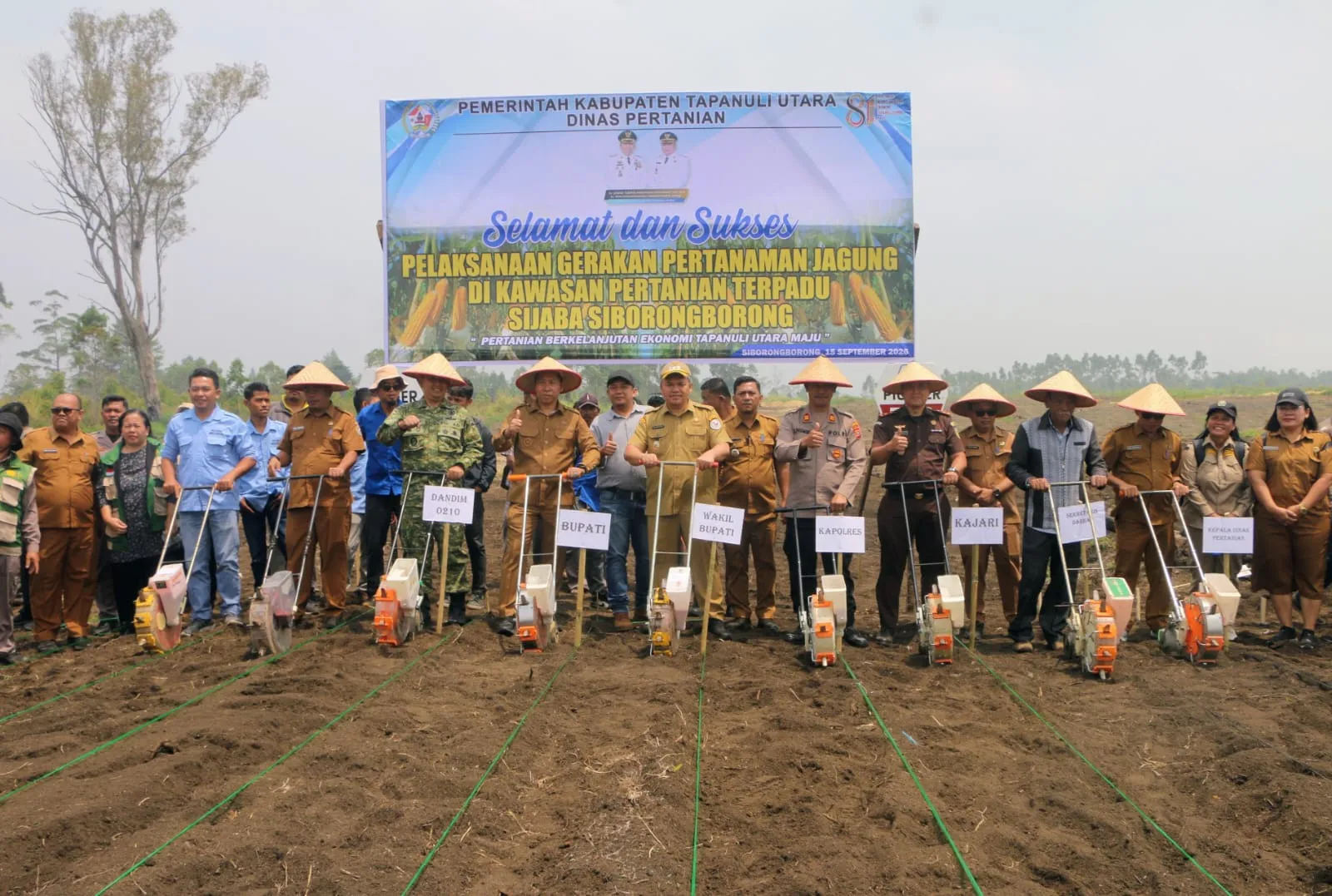 Dorong Pertanian Modern, Pemkab Taput Kembangkan Kawasan Terpadu Sijaba