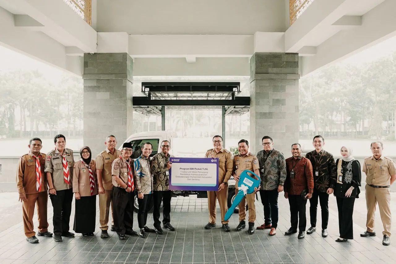 Pemkab Deliserdang Terima Mobil Penunjang dari BRI