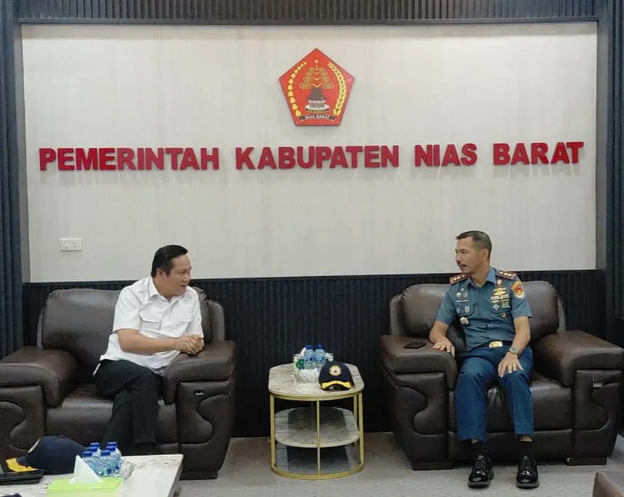 Hasil Audiensi Bupati Nisbar Ke Wamenhan, Danlanal Nias Tinjau Calon Lokasi Pembangunan Pos TNI AL