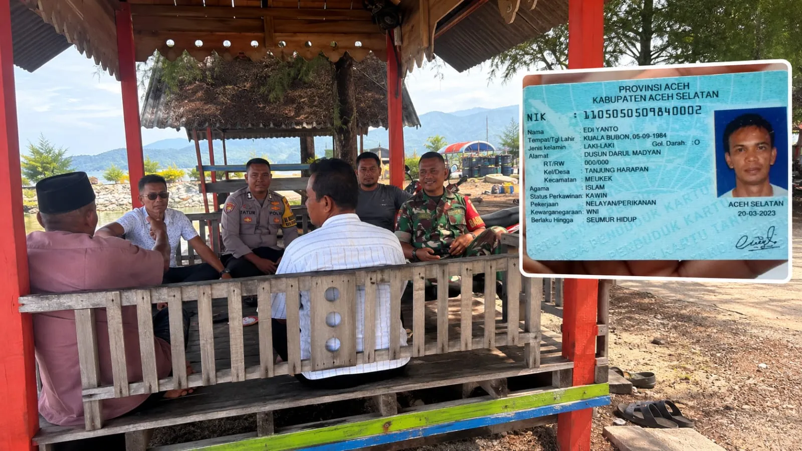 Nelayan Meukek Hilang di Laut, Tim Pencari Temukan Fiber Boat 3 Mil dari Pantai