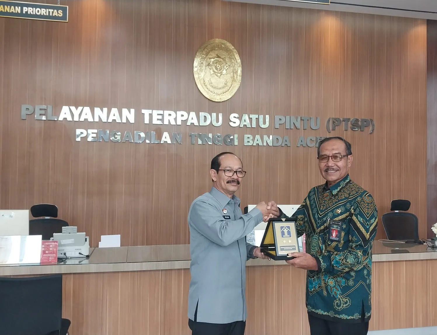 KPT Banda Aceh Terima Kunker Kakanwil Hukum Aceh