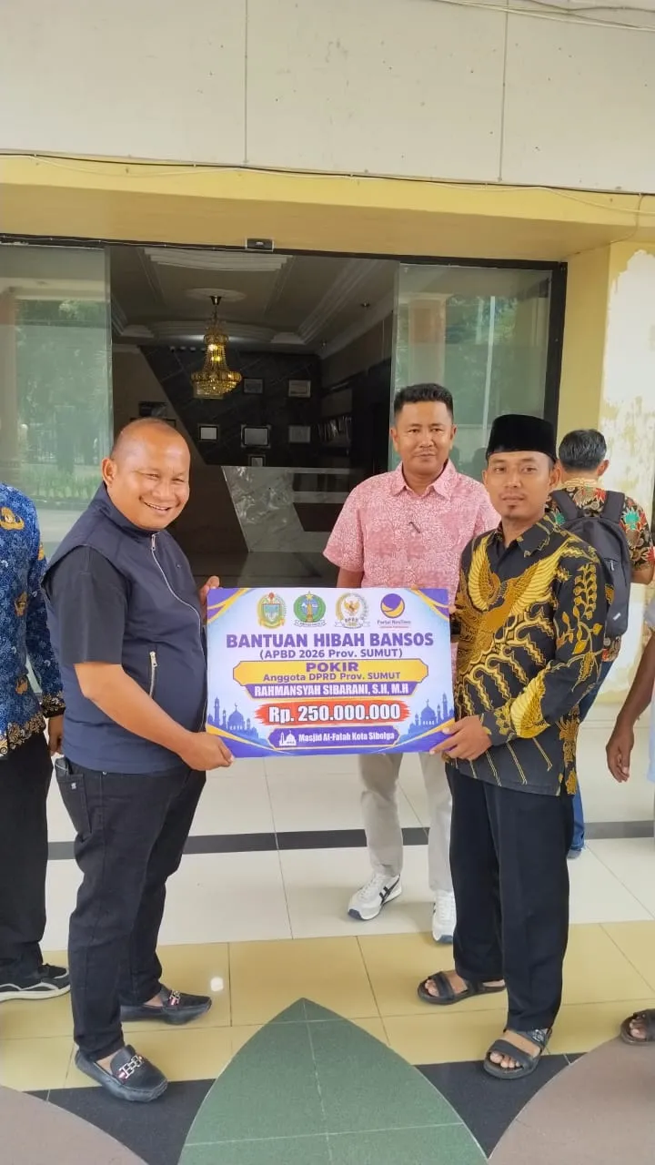 Rahmansyah Sibarani Perjuangkan Hibah Rp600 Juta untuk Tiga Masjid di Sibolga, BKM Apresiasi